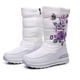 thumbnail image 1 of Zapatillas de mujer Snow Cotton Boot Warmth Winter antideslizantes Púrpura Como se describe Casual 40, 1 of 7