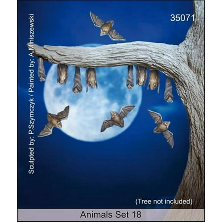 - Mantis Miniatures 1:35 Animal Set #18 Bats Resin Figure Kit #35071