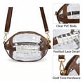 thumbnail image 4 of Oceanwell Clear Football Bag for Stadium Events, Crossbody Purse with Shoulder Strap, Game Day Bag for Concerts Sports Games, 4 of 11