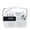 White, variant on Emerson EAS-3010 Portable Bluetooth Radio with MP3 Player, Retro Style Wireless Speaker with AM/FM Tuner, Built-in 1200mAh Rechargeable Battery, 5W Stereo Sound, USB/TF/Aux-in, LCD Display