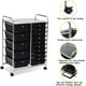 thumbnail image 2 of Carrito de almacenamiento rodante COSTWAY, 15 cajones, marco de metal negro, 2 of 9
