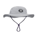 thumbnail image 2 of Oiyii Adventure‑Ready Bucket Hats for Toddler Boy Solid‑Tone Sun Hats, Grey, 2 of 4