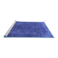 thumbnail image 2 of Ahgly Company Machine Washable Indoor Rectangle Oriental Blue Industrial Area Rugs, 3' x 5', 2 of 4
