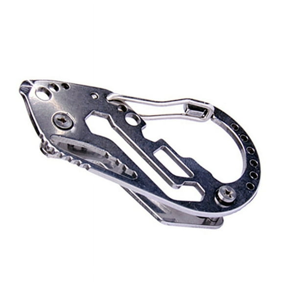 Ruanlalo New Multi Function Keychain Screwdriver Wrench Carabiner Outdoor Climbing Tool