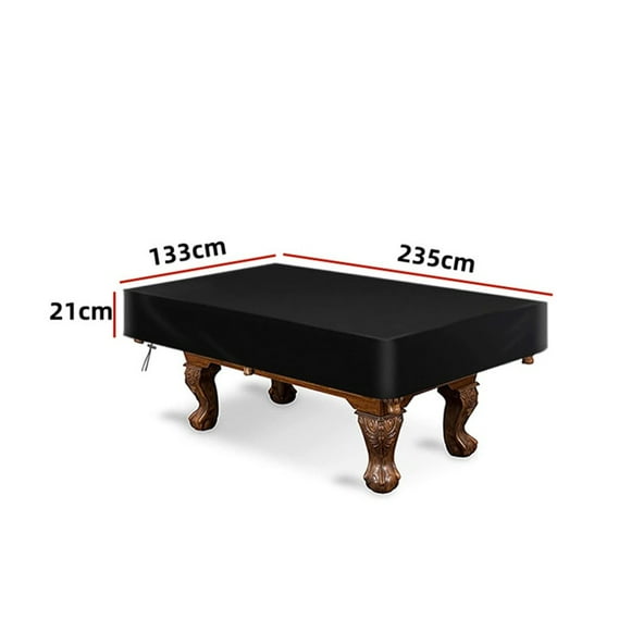 Yimiti Housse de Table de Billard 420D Oxford Robuste Imperméable pour Table de Snooker, 420D 235X133X21Cm