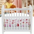 thumbnail image 5 of Baby Doll Bed, Doll Beds Wooden Doll Bed Baby Doll Furniture Doll Bedding Babydoll Bed  For Dollhouse, 5 of 8