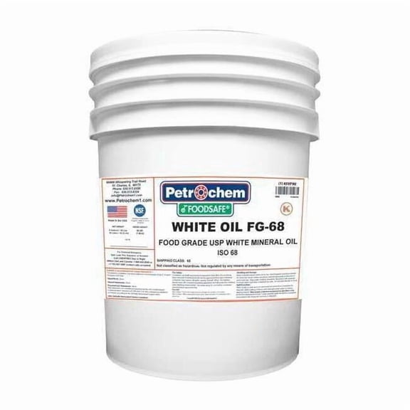 Petrochem 5 gal Pail, Hydraulic Oil, 68 ISO Viscosity, 20 SAE WO FG-68-005