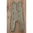 thumbnail image 5 of Styles I Love Baby Unisex Muslin Cotton Sleeveless Romper Spring Summer Baby Boys Baby Girls Jumpsuit Outfit, 5 of 14