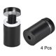 thumbnail image 3 of Uxcell Tornillos separadores 25x82mm de acero inoxidable con accesorios 4 unidades, negro 19mmx32mm, 3 of 4