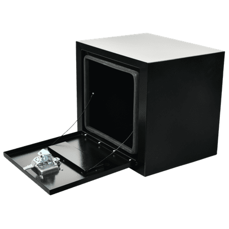 18"x14"x16" Steel Truck Bed Tool Box Underbody Trailer Storage w/ Lock