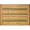 thumbnail image 1 of Ahgly Company Indoor Rectangle Abstract Brown Modern Area Rugs, 4' x 6', 1 of 4