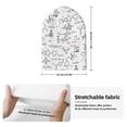 thumbnail image 2 of Yiaed Chemical Formulas Print Winter Beanie for Men Women, Fleece Lined Beanie Soft Warm Knit Hat Ski Stocking Cuffed Ca, 2 of 6