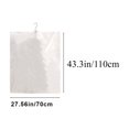 thumbnail image 3 of Vacuum Storage Bags for Clothes Jackets Coats Large Heavy-duty Dustproof Garment Bags Space Saving Travel Home Organization, Ukhbmc | 3B, White, 3 of 9