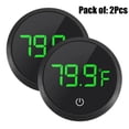 thumbnail image 2 of TAPDRA Wireless External Thermometer For Aquariums Reptile Tanks ABS 5s Interval LCD Display CR2032 Battery 2 Pieces, 2 of 4