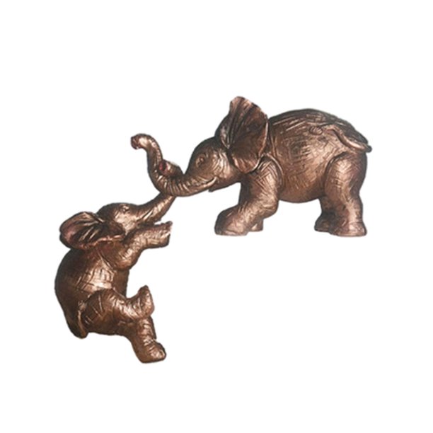 Lindo o estatuil de pulpo resina Animal estatua escultura interior al aire libre oficina escritorio estante TV estante decoración Cobre Sunnimix Figurilla de resina