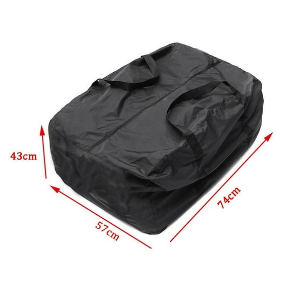 74*57*43Cm Bbq Storage Carry Duffle Bag For Weber Baby Q&Q1000 Series Black
