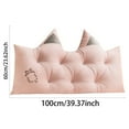thumbnail image 2 of REK " Style Cat Ear Design Bedside Pillow Comfortable Backrest For Couch Sofa And Window Seat With Soft Large Cushion", 2 of 4
