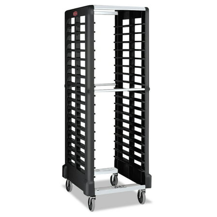 Rubbermaid Commercial Max System Rack 175-lb Cap 23-3/4w x 28-3/4d x 67-7/8h Black 3320BLA