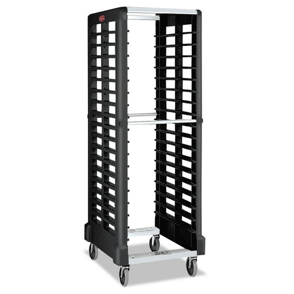 Rubbermaid Commercial Max System Rack 175-lb Cap 23-3/4w x 28-3/4d x 67-7/8h Black 3320BLA