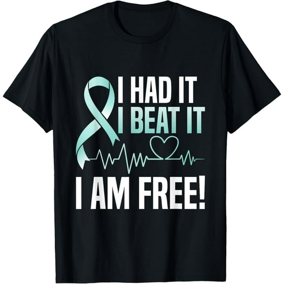 I Had It I Beat It I'm Free Cervical Cancer Survivor Warrior T-Shirt