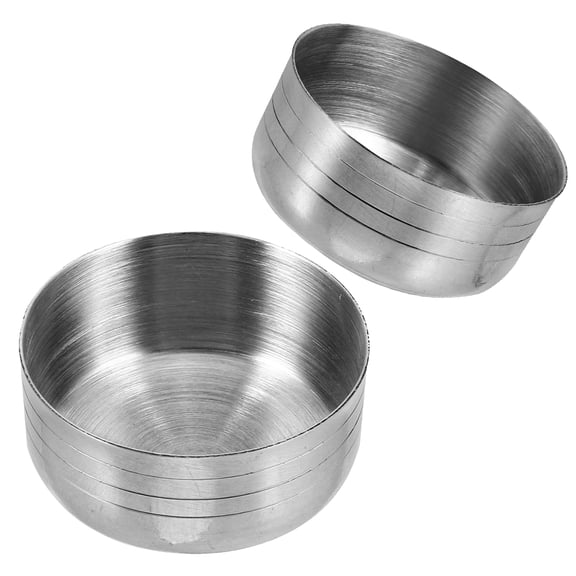 Masteelf 2Pcs Shaker Cup Caps Stainless Steel Shaker Cups Lids Shaker Pot Lid Shaker Cup Supplies