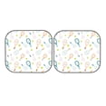 thumbnail image 5 of Lsque Cute Tennis Rackets 2 PCS Windshield Sun Shade | CarFoldable Window Covers | Car Accessories Reflect UV for Universal Cars SUV Truck | Large, 5 of 7