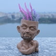 thumbnail image 4 of CSChome Pot de Plante Muscle Homme avec Ventilation de Drainage Fond Antidérapant Jardinière en Résine, 4 of 7