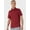 Garnet Space Dye, variant on MEN'S MICRO STRIPE POLO (M, Blue Mirage)