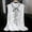 White, variant on Satin Ruffle Collar Bow Tie Blouse for Women – Sleeveless Button Front Top Solid Color Summer Office Wear White,XXL