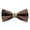 Brown, variant on Men Crystal Beads Flower Bow Tie Wedding Party Groom Tuxedo Business Bowtie