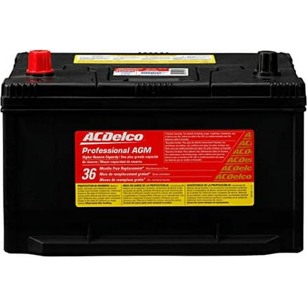 ACDelco AGM Automotive BCI Group 65 Battery 65AGMHRC