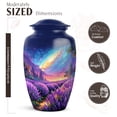 thumbnail image 2 of JAGASY Lavender Grass Combo Urns for Memorial - Large Galaxy 10 Inch Urn for Adult Ashes Human - 3 Inch Purple Keepsake Urns for Burial - Male Urn Blue for Ashes - (1 Large, 4 Small), 2 of 7