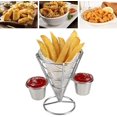 thumbnail image 3 of French Fries Display Stand with 2 Mini Sauce Cups for Families and Restaurants, 3 of 5