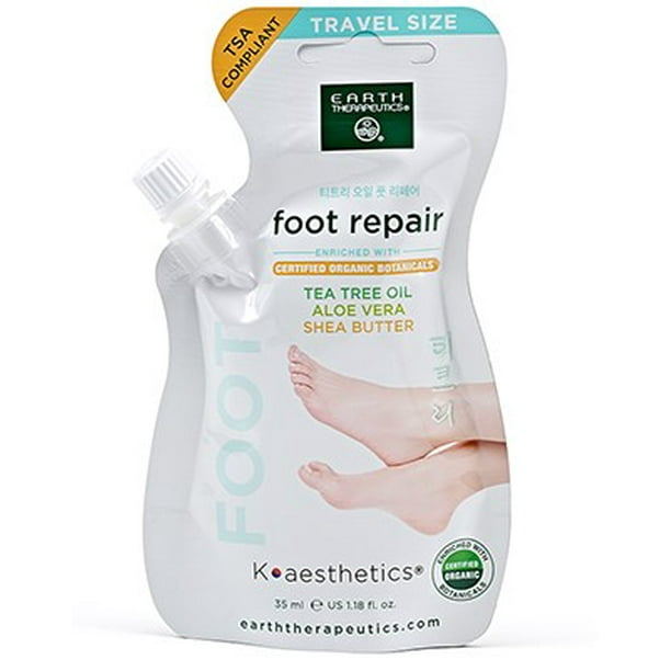 Earth Therapeutics Intensive Foot Repair Balm pouch with Spout Travel