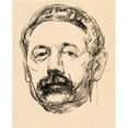 thumbnail image 2 of Edvard Munch 20x24 Gold Ornate Framed and Double Matted Museum Art Print Titled - Portrait of Tor Hedberg (1991), 2 of 4