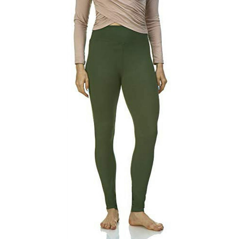 LMB Lush Moda Leggings for Women with Comfortable Yoga Waistband - Buttery  Soft in Many of Colors - fits X-Large to 3X-Large, Wilderness Green 