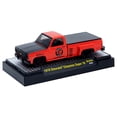 thumbnail image 2 of Camionnette Chevrolet Cheyenne Super 10 1978 « Edelbrock » Rouge avec Capot Noir Édition Limitée 1/64 Voiture Modèle Moulée sous Pression par M2 Machines, 2 of 4