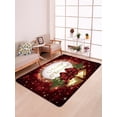 thumbnail image 1 of Faithtur Christmas Carpet Non-Slip Mat Rugs Xmas Rectangle Floor Carpet, 1 of 3