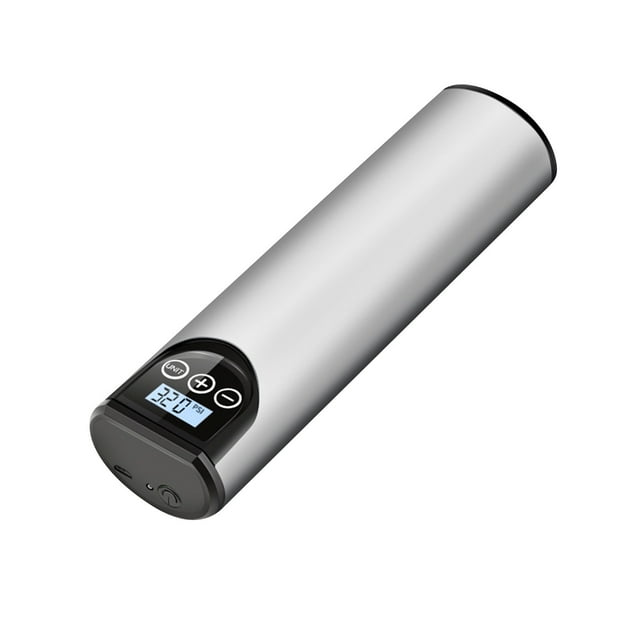 Xihbxyly Oferta de Iluminación Puerto Completo, Bomba Automática 150 Psi para Automóvil, Motocicleta y Bicicleta con Pantalla Lcd Digital 150 Psi para Automóvil, Camión y Bicicleta, Puerto Recargable