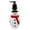 A, variant on Holiday Decor Refillable Soap Dispenser, Snowman Santa Christmas Tree Themed Hand Soap Dispenser for Kitchen Countertops Bathroom Sinks,330ml (A)