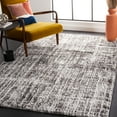 thumbnail image 2 of SAFAVIEH Berber Shag Clover Abstract Area Rug, Grey/Dark Grey, 3' x 5', 2 of 8