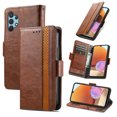 thumbnail image 1 of Case for Samsung Galaxy A32 4G Cover Leather Wallet Folio Case Book Design Flip Magnetic Closure - Brown, 1 of 5