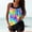 Multicolor, variant on 2 Piece Swimsuit Sets,Womens Tankini Bathing Suits Tummy Control 2 Piece Swimsuits Tie Dye Modest Swim Tank Tops with Boy Shorts