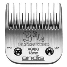 Andis #3-3/4 Skip Tooth UltraEdge Blade - Fits most Andis Oster Wahl clippers