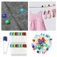 thumbnail image 2 of Dsscvnef 100PC Colorful Electroplated Bread Head Pins for Kids School Craft Stationery Decorative Mixed Design Clips 100PCS, 2 of 9