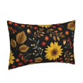 thumbnail image 2 of Fotbe Sunflowers Leaves Pillow Cases - Envelope Closure - Luxury, Extra Soft, Cooling Pillow Covers - Wrinkle, Fade, Stain Resistant-16"x24", 2 of 9