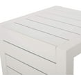 thumbnail image 4 of Christopher Knight Home Jesse Coral Outdoor Modern Aluminum C-Shaped End Table, White, 4 of 19