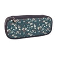 thumbnail image 2 of Lsque Vintage Floral Printed Big Capacity PU Leather Pencil Case Large Pencil Pouch Stationery Pen Bag Pencil Holder for Teen, 2 of 6