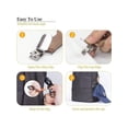 thumbnail image 3 of 1pc Black Multi-functional Hat Clip For Travel, Outdoor Backpacking, Luggage Management, Glove & Scarf & Hat Storage, 3 of 5