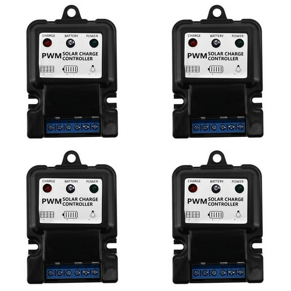 4Pc New Useful 6V 12V 10A Auto Solar Panel Charge Controller Battery Charger Regulator Hot Home Improvement